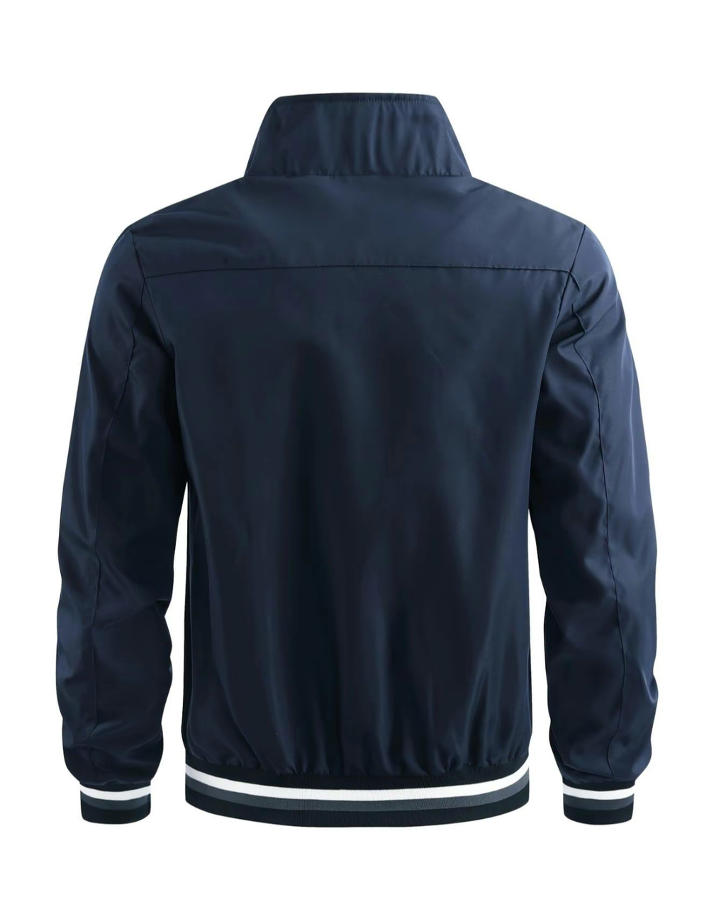 Men's Navy Sport Jacket - Classic Athletic Style & Versatile Comfort for Active & Casual Lifestyles