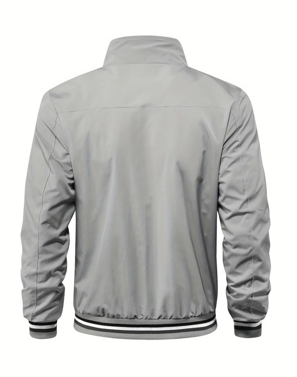 Men's Sporty Bomber Jacket - Retro Athletic Style & Versatile Comfort for Active Lifestyles