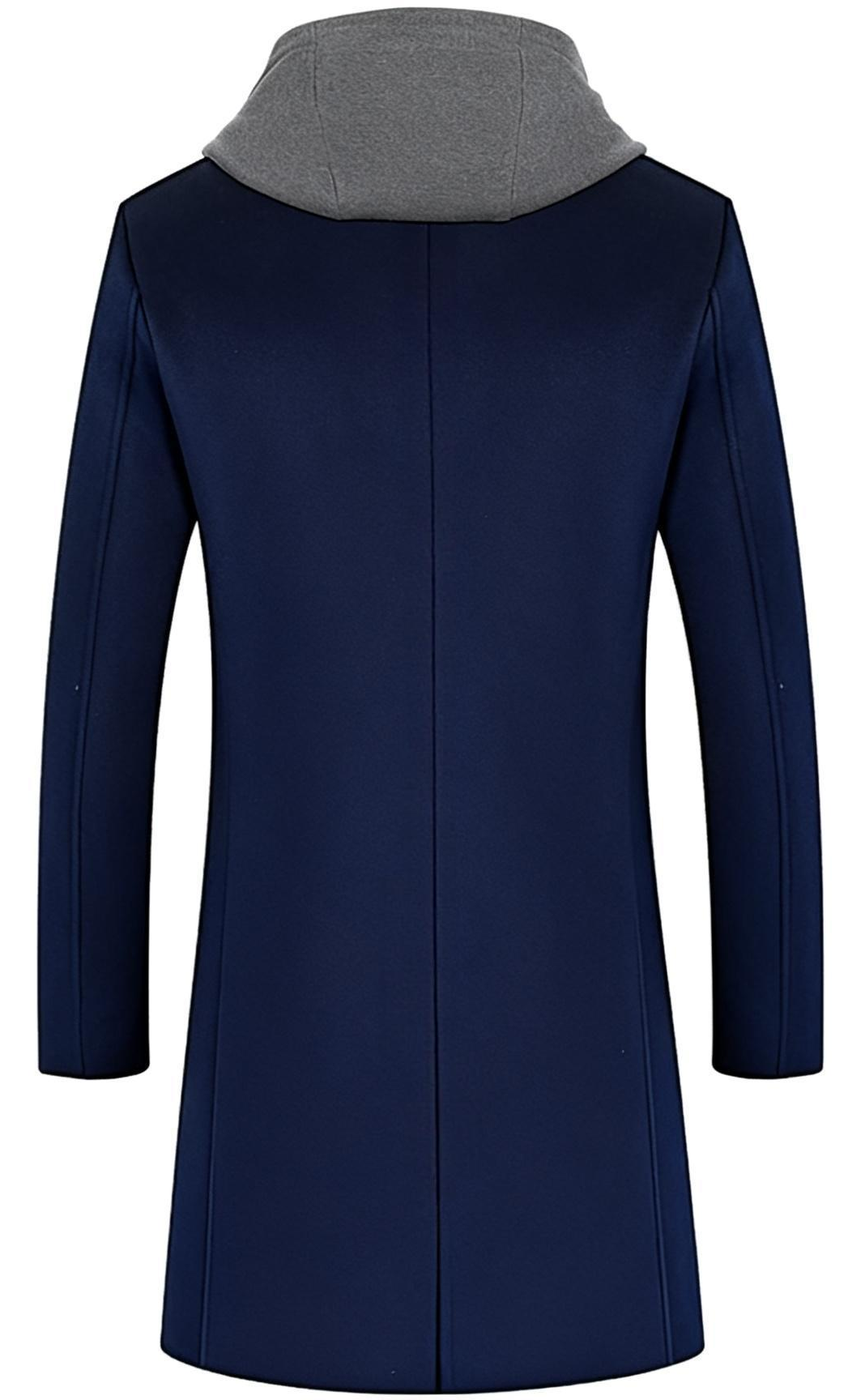 Men's 3-in-1 Wool Blend Trench Coat – Elevate Winter Style with Versatility, Warmth & Urban Sophistication