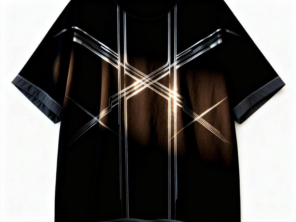 Product Introduction: Men's Oversized Tech-Inspired Graphic T-Shirt – Elevate Your Street Style