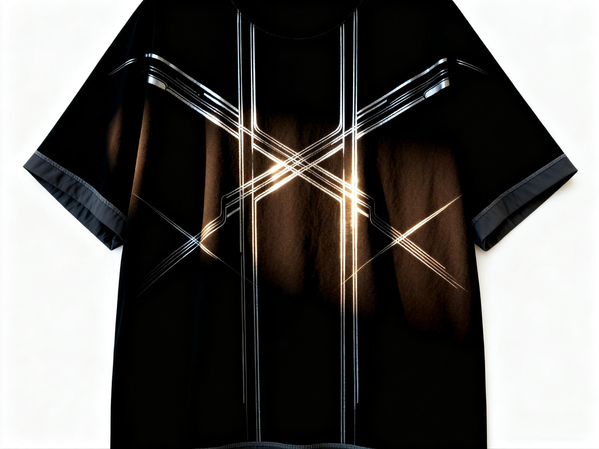Product Introduction: Men's Oversized Tech-Inspired Graphic T-Shirt – Elevate Your Street Style