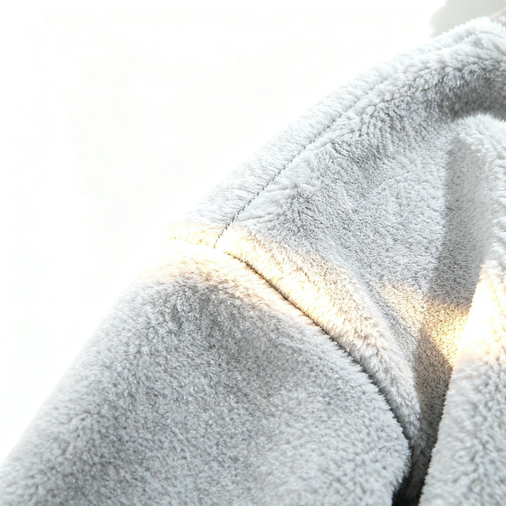 Men's Plush Half-Zip Pullover - Cozy Comfort & Street Style for Chill Days