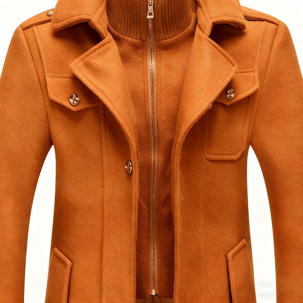 Men's Classic Wool Blend Trench Coat – Elevate Your Winter Style with Timeless Elegance & Unbeatable Warmth