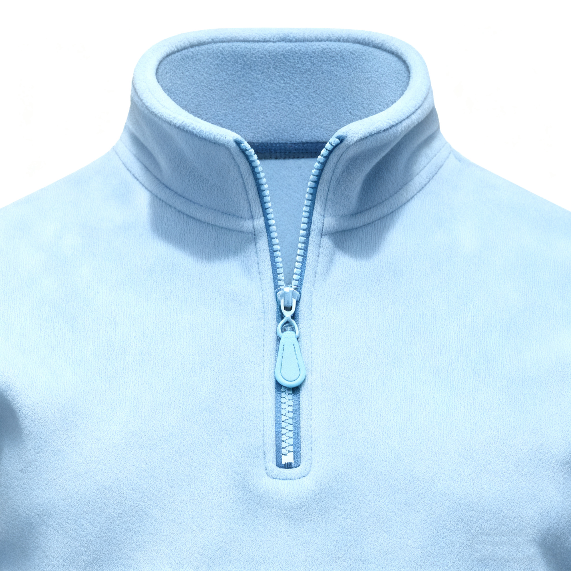 Men's Quarter-Zip Fleece Pullover: Business Casual Elegance Meets Cozy Comfort for the Modern Gentleman