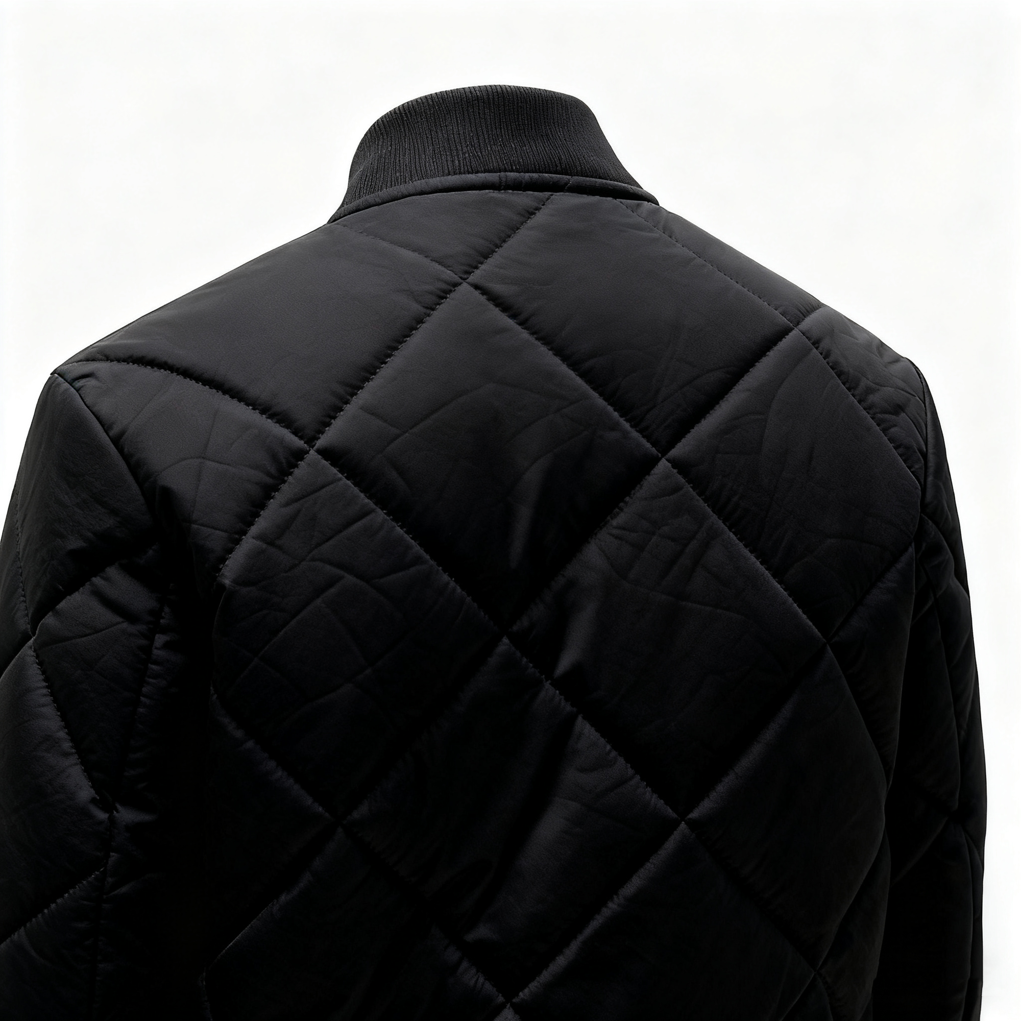 Men's Quilted Bomber Jacket - A Fashion-Forward Essential for Cold Days