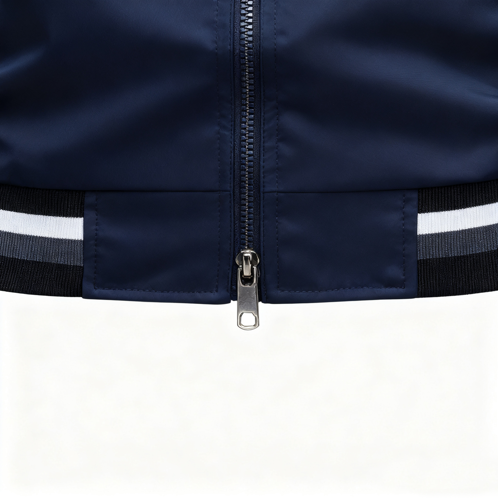 Men's Navy Sport Jacket - Classic Athletic Style & Versatile Comfort for Active & Casual Lifestyles