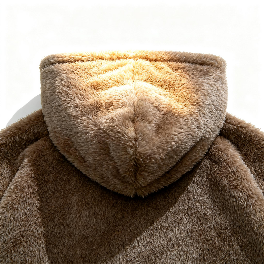 Men's Plush Fleece Hoodie: The Epitome of Cozy Comfort & Laid-Back Style for Every Occasion