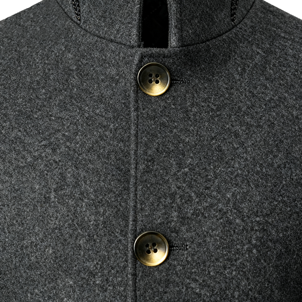 Men's Wool-Blend Coat - A Fusion of Elegance and Warmth for the Modern Gentleman