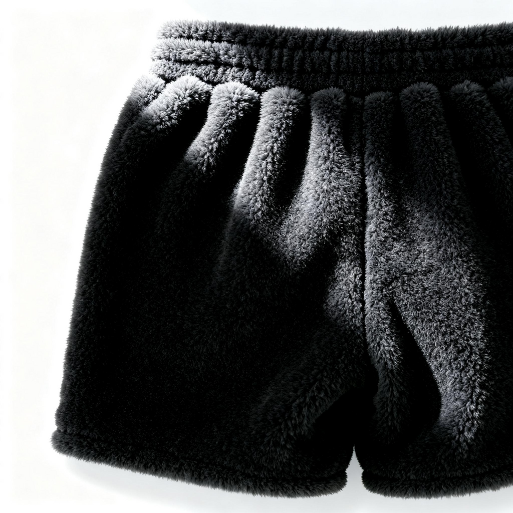 Men's Plush Casual Shorts – Embrace Cozy Comfort with Street-Style Flair