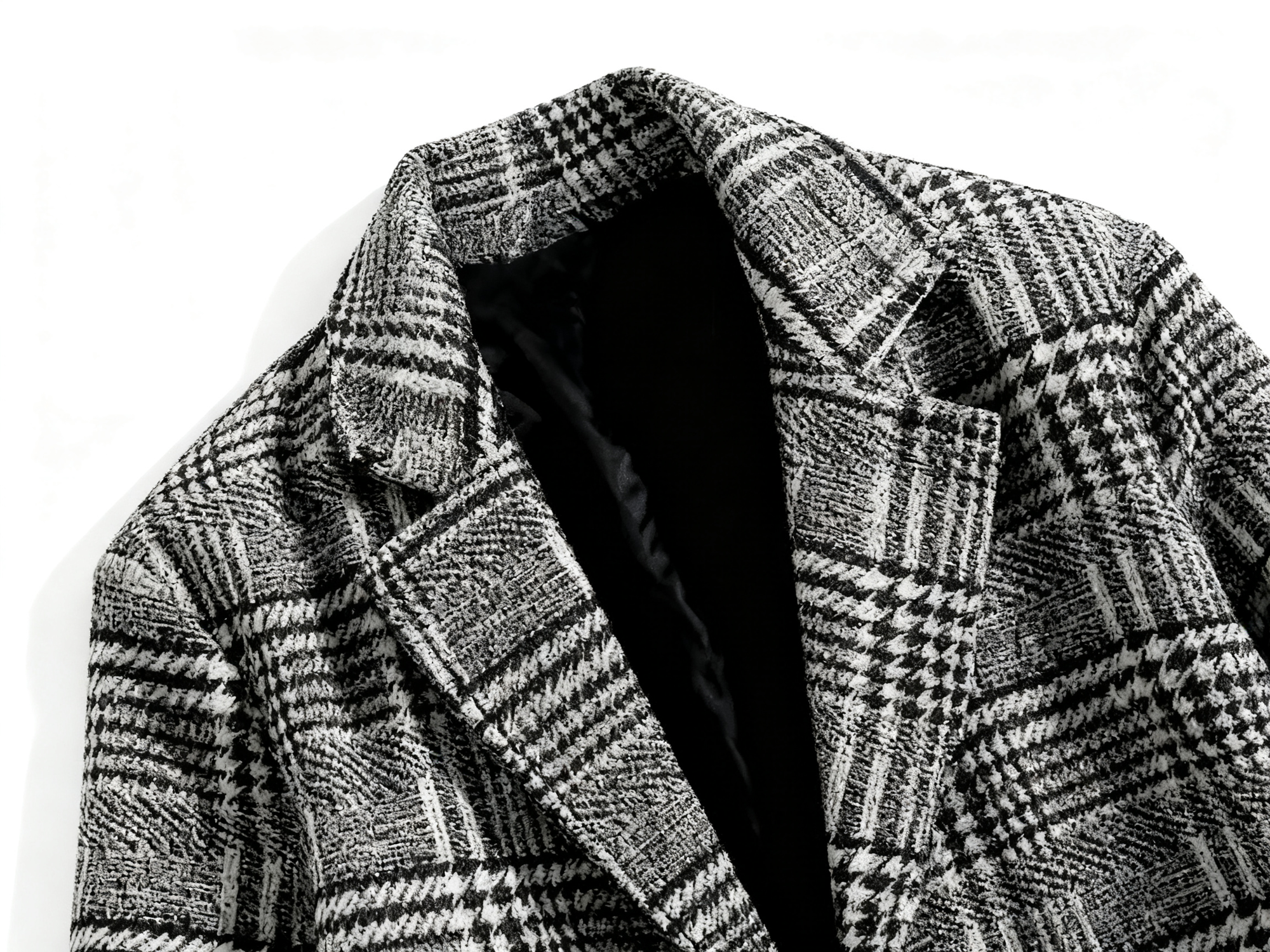 Men's Plaid Trench Coat - Timeless Sophistication & Modern Versatility for Every Occasion