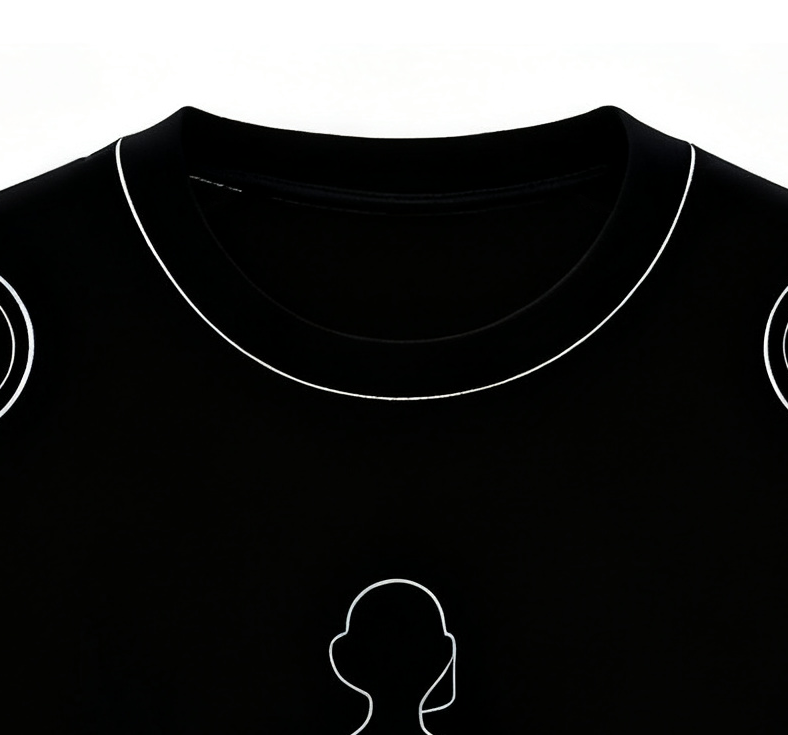 Men's Street Art Gradient T-Shirt: Futuristic Design & Comfort for Urban Fashion Enthusiasts