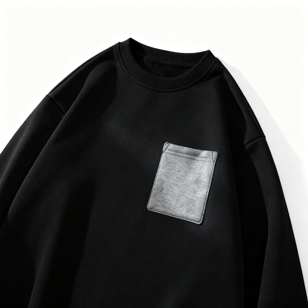 Men's Black & Gray Casual Loungewear Set - Effortless Style & Cozy Comfort for Everyday Wear