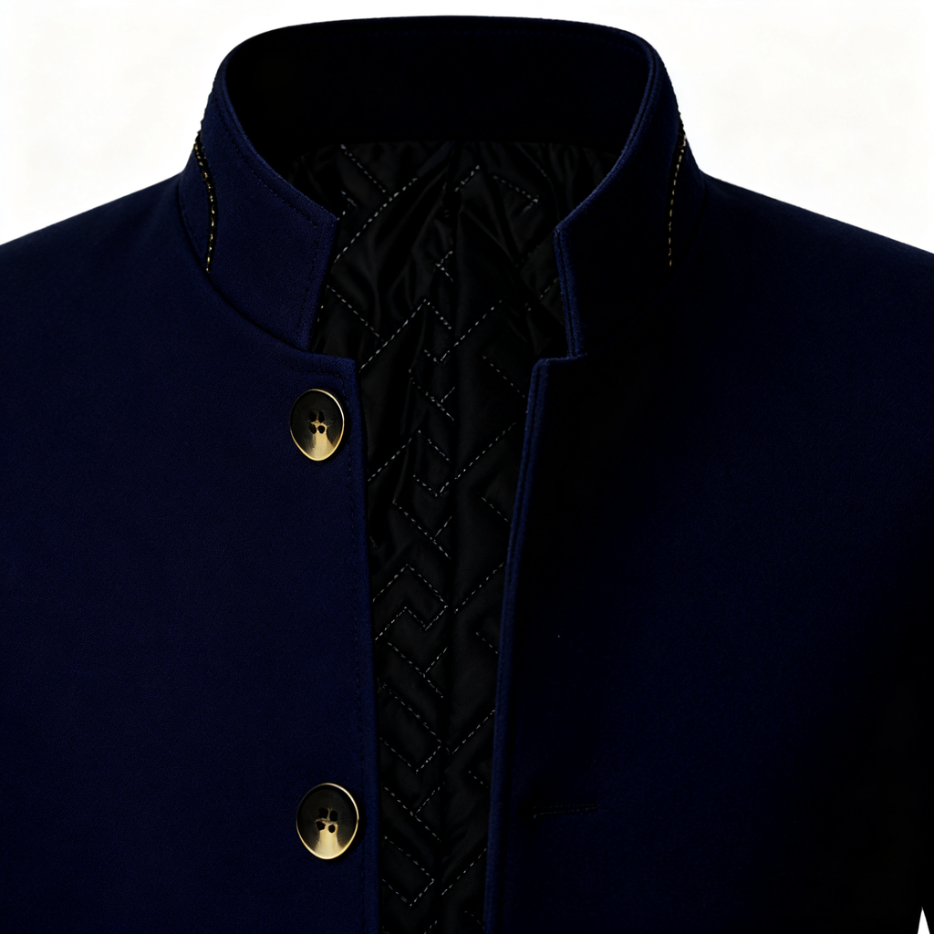 Men's Stand Collar Dress Jacket - A Perfect Blend of Classic Elegance & Modern Versatility