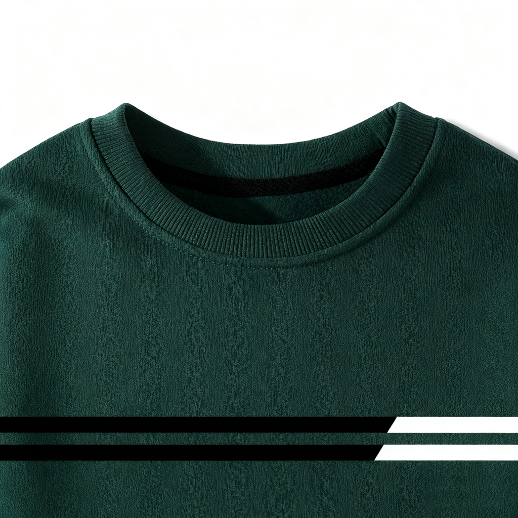 Men's Graphic Crew Neck Sweatshirt - Modern Style & Cozy Comfort for Everyday Casual Looks