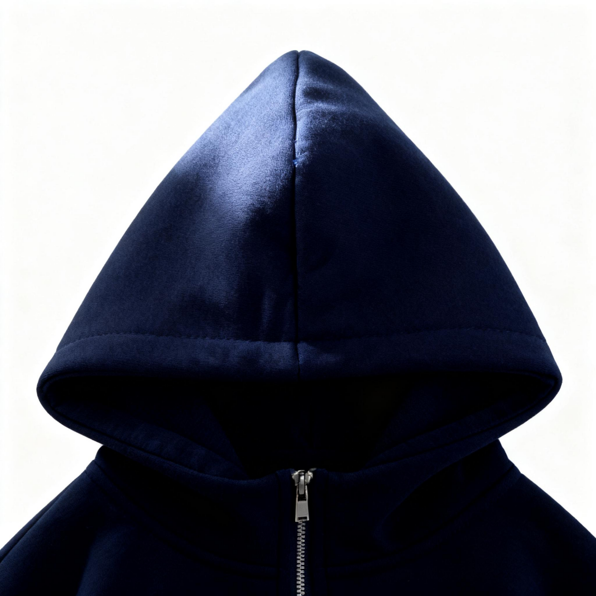 Men's Navy Half-Zip Hoodie - The Perfect Fusion of Casual Comfort & Modern Style
