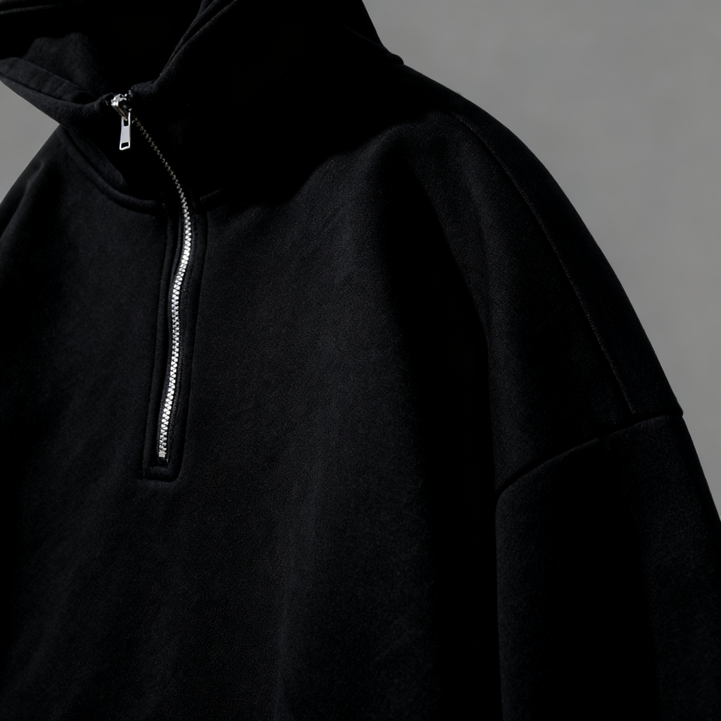 Men's Half-Zip Hoodie: A Fusion of Urban Style, Comfort & Versatility for Casual Days, Streetwear Looks & Everyday Adventures