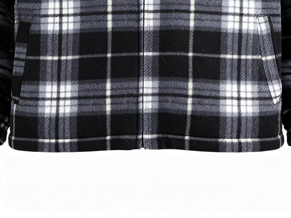 Men's Plaid Hooded Wool-Blend Jacket - Embrace Casual Style with Cozy Warmth for Every Adventure