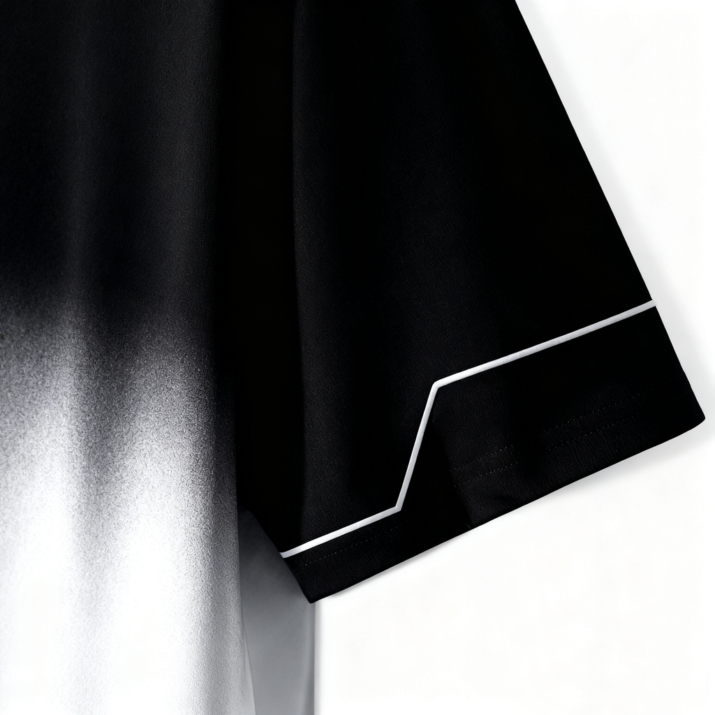 Men's Street Art Gradient T-Shirt: Futuristic Design & Comfort for Urban Fashion Enthusiasts