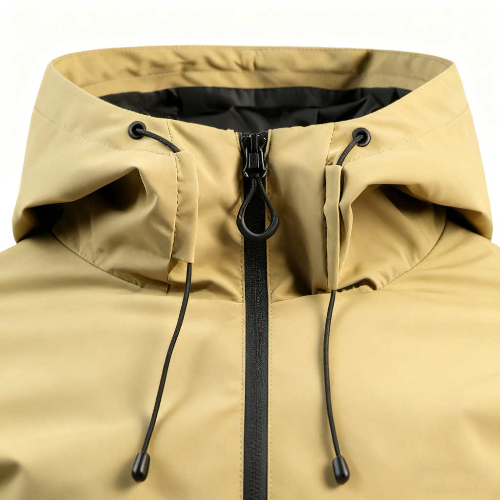 Men's Waterproof 100% Polyester Rain Jacket – Your Essential for Outdoor & Urban Adventures