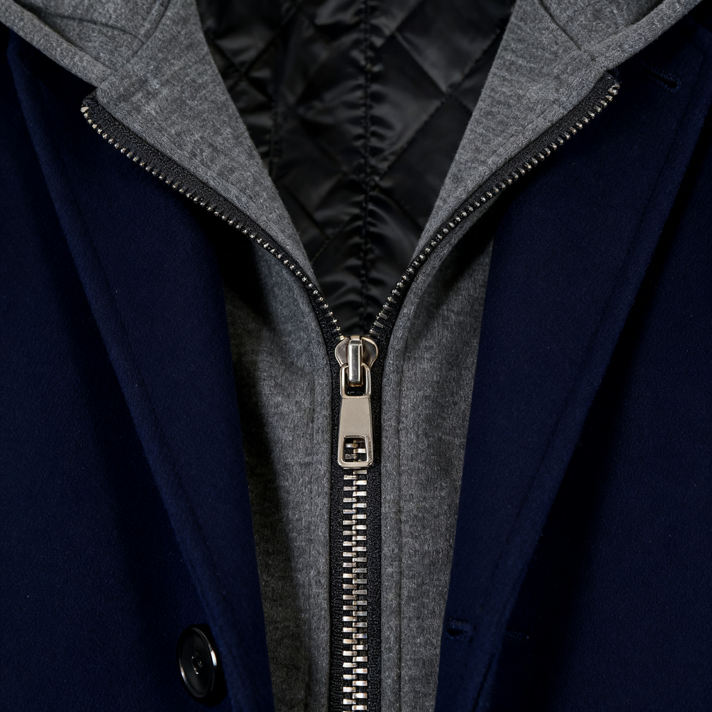 Men's 3-in-1 Wool Blend Trench Coat – Elevate Winter Style with Versatility, Warmth & Urban Sophistication