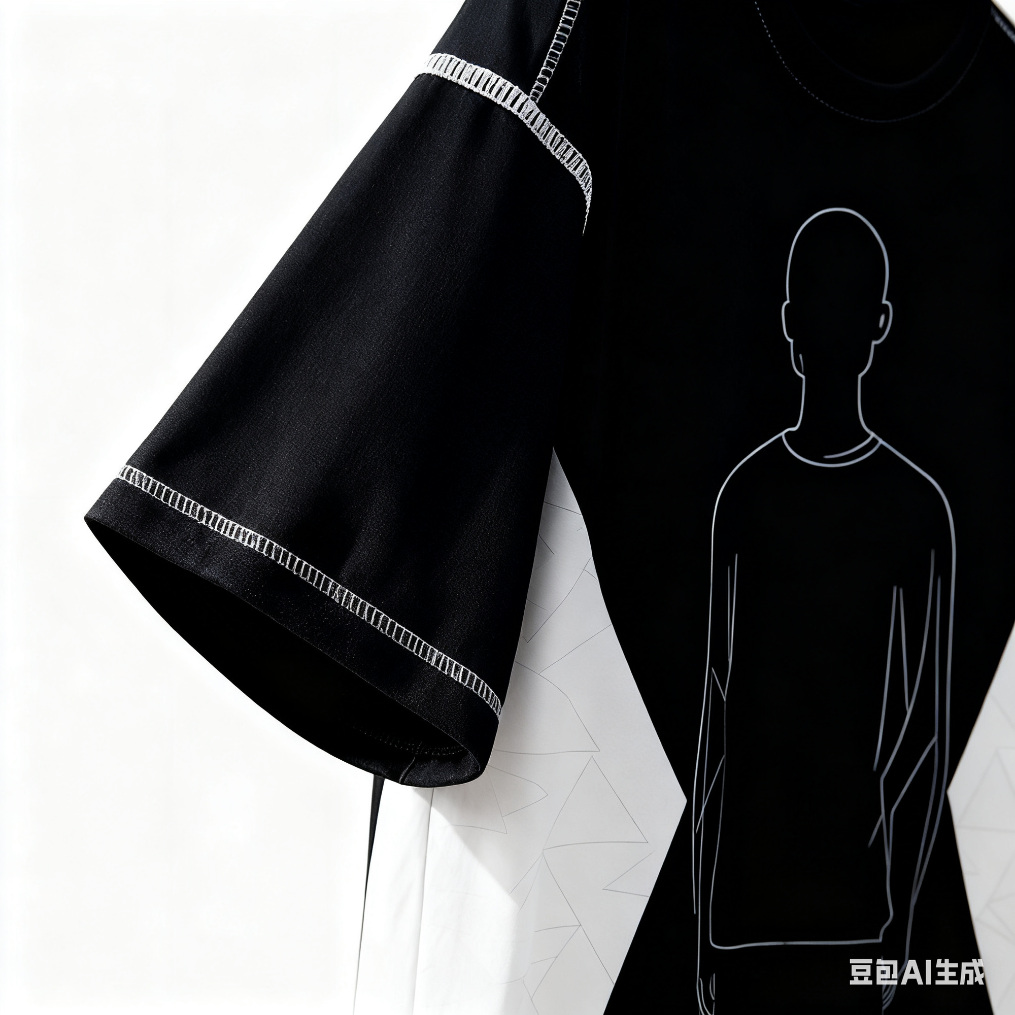 Men's Artistic Graphic T-Shirt - Modern Street Style with Bold Visual Impact