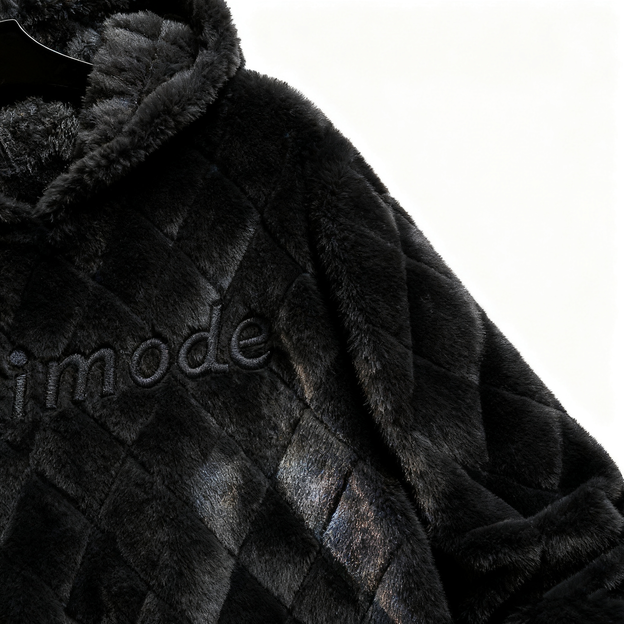 Kikimode Plush Fleece Hoodie - Ultra-Soft 100% Polyester Pullover for Cozy Winter & Leisure