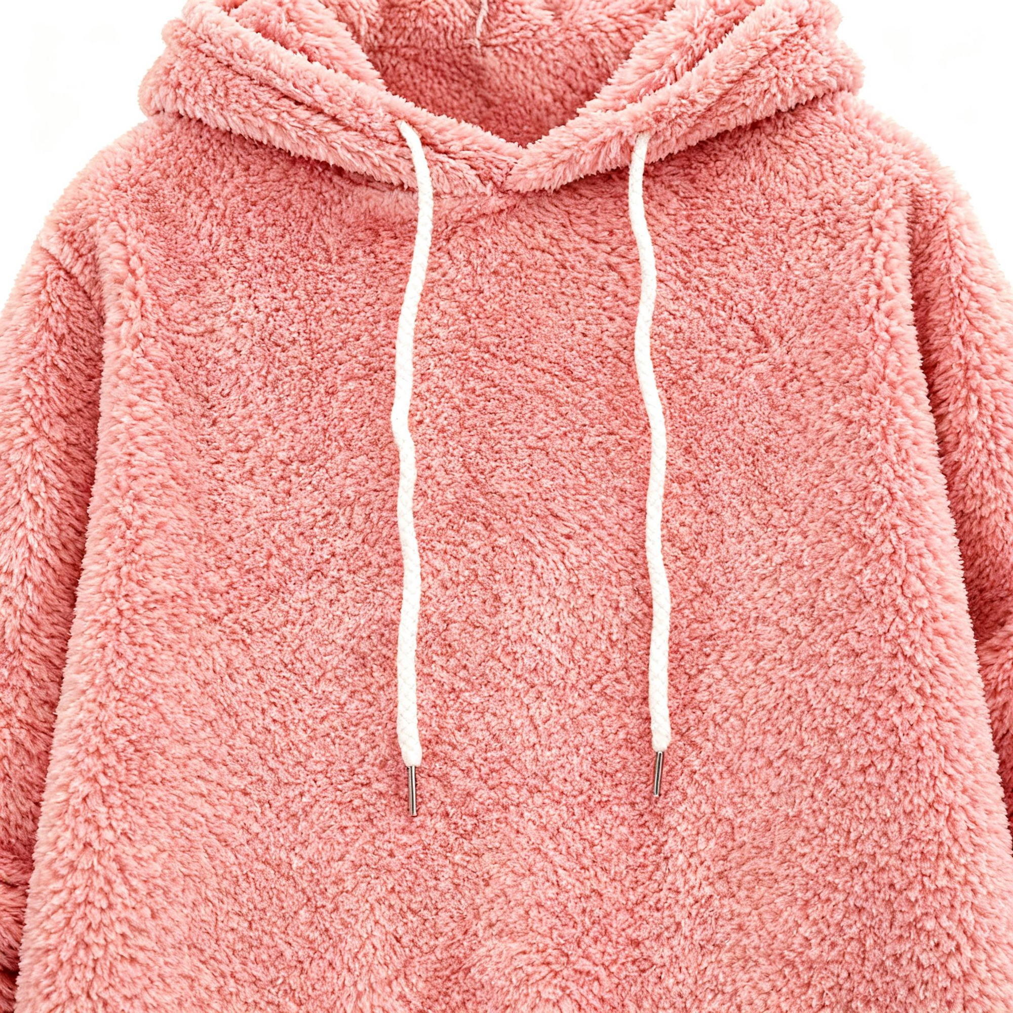 Men's Pink Fleece Hoodie - The Ultimate Cozy & Stylish Layering Piece