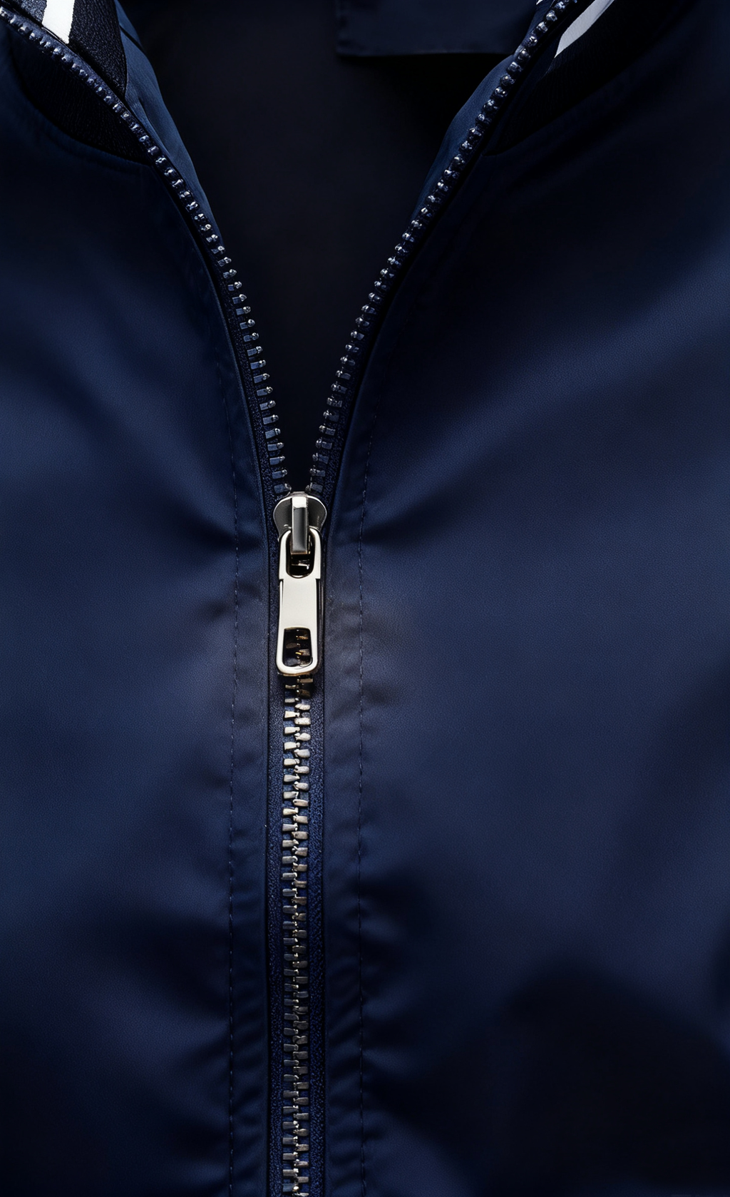 Men's Navy Sport Jacket - Classic Athletic Style & Versatile Comfort for Active & Casual Lifestyles