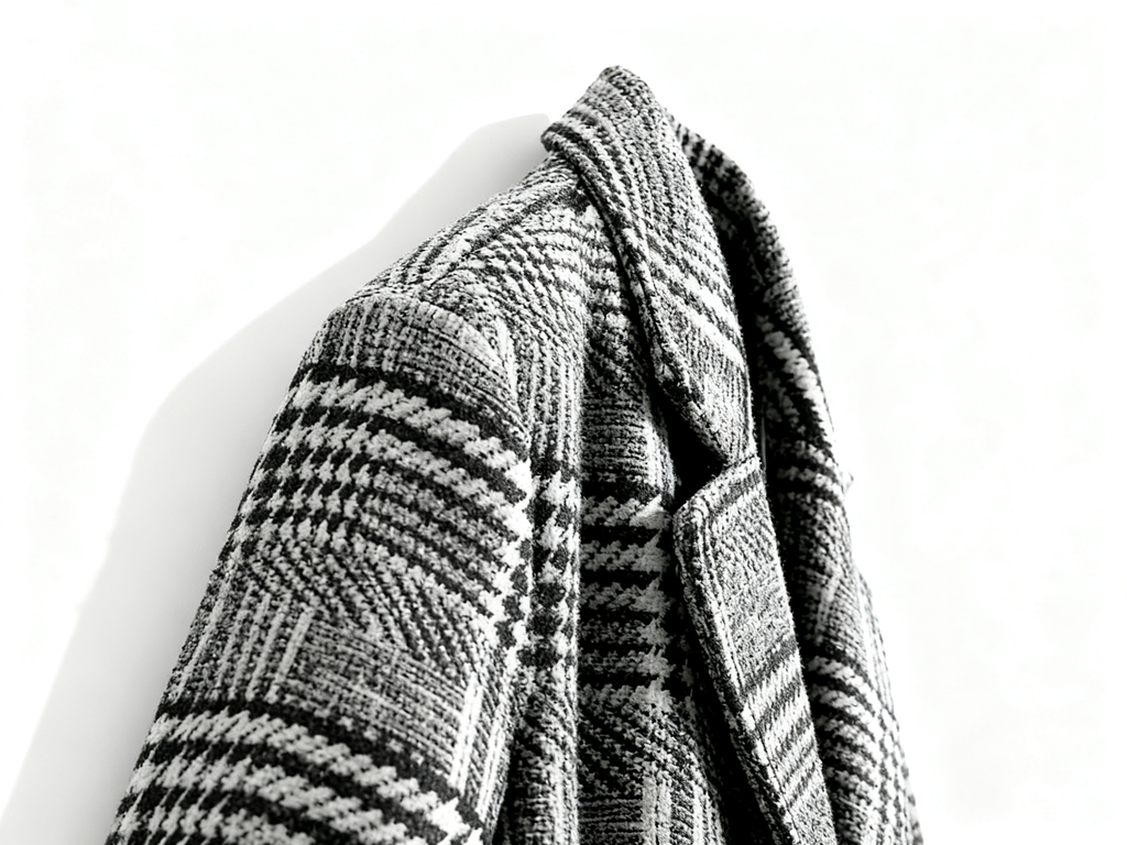 Men's Plaid Trench Coat - Timeless Sophistication & Modern Versatility for Every Occasion