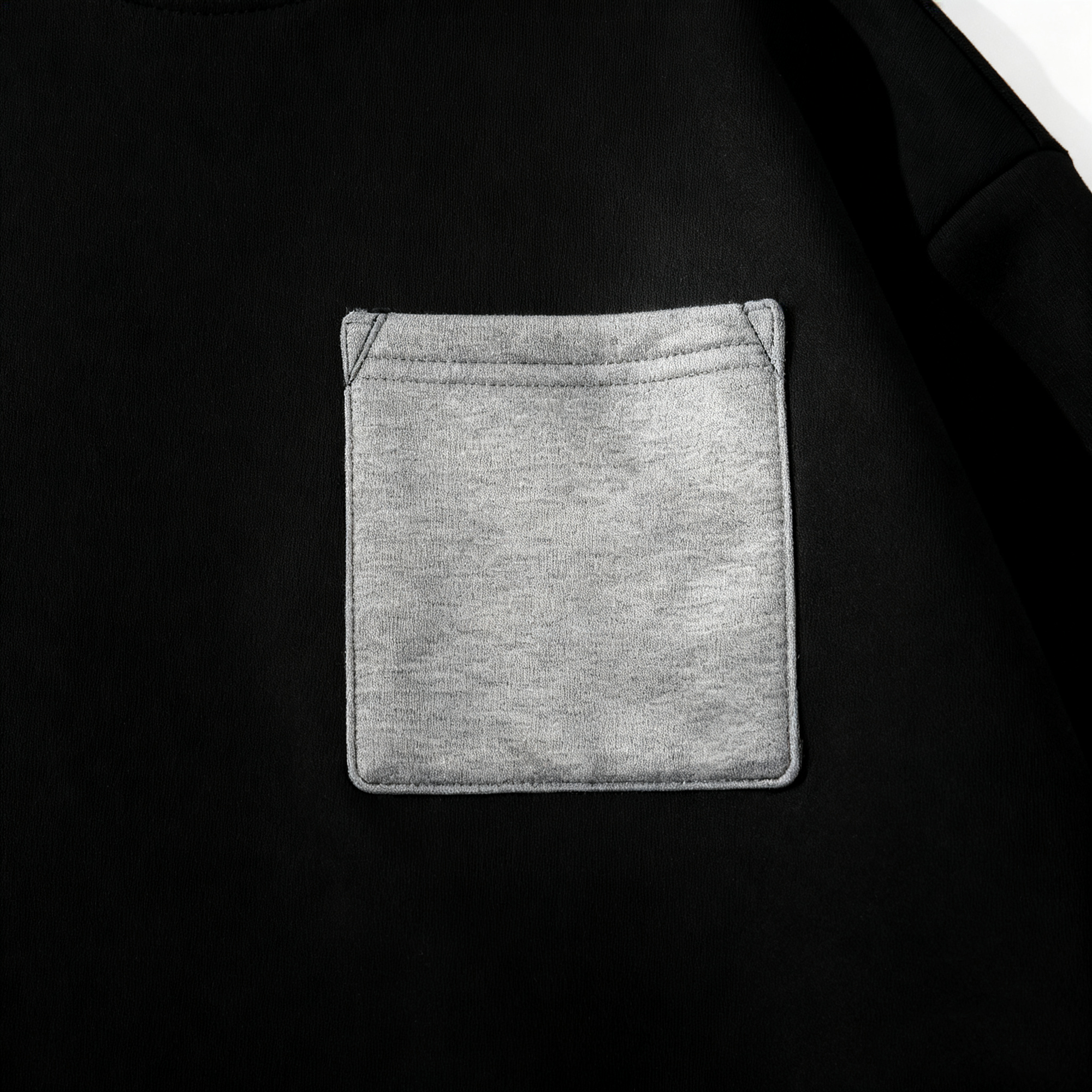 Men's Black & Gray Casual Loungewear Set - Effortless Style & Cozy Comfort for Everyday Wear