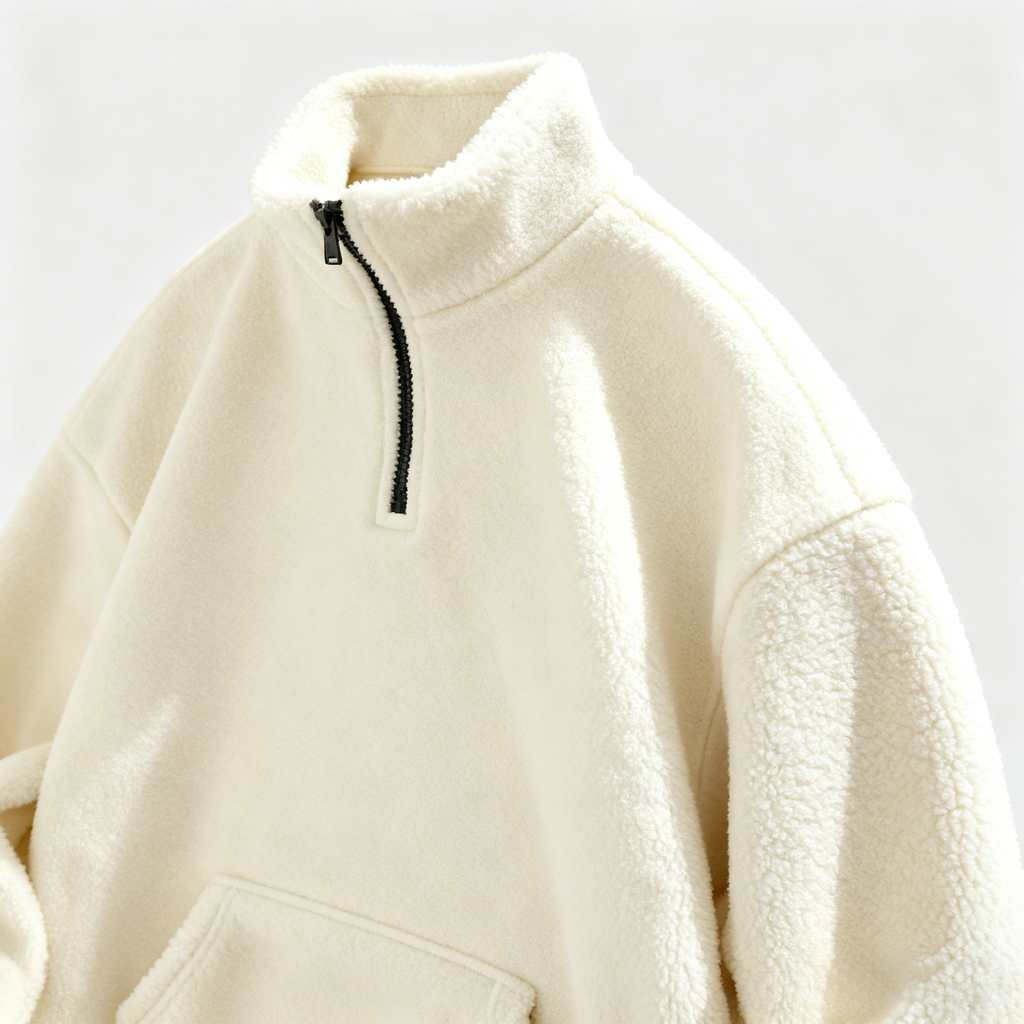 Men's Plush Half-Zip Sweatshirt – Embrace Cozy Comfort with Modern Street Style