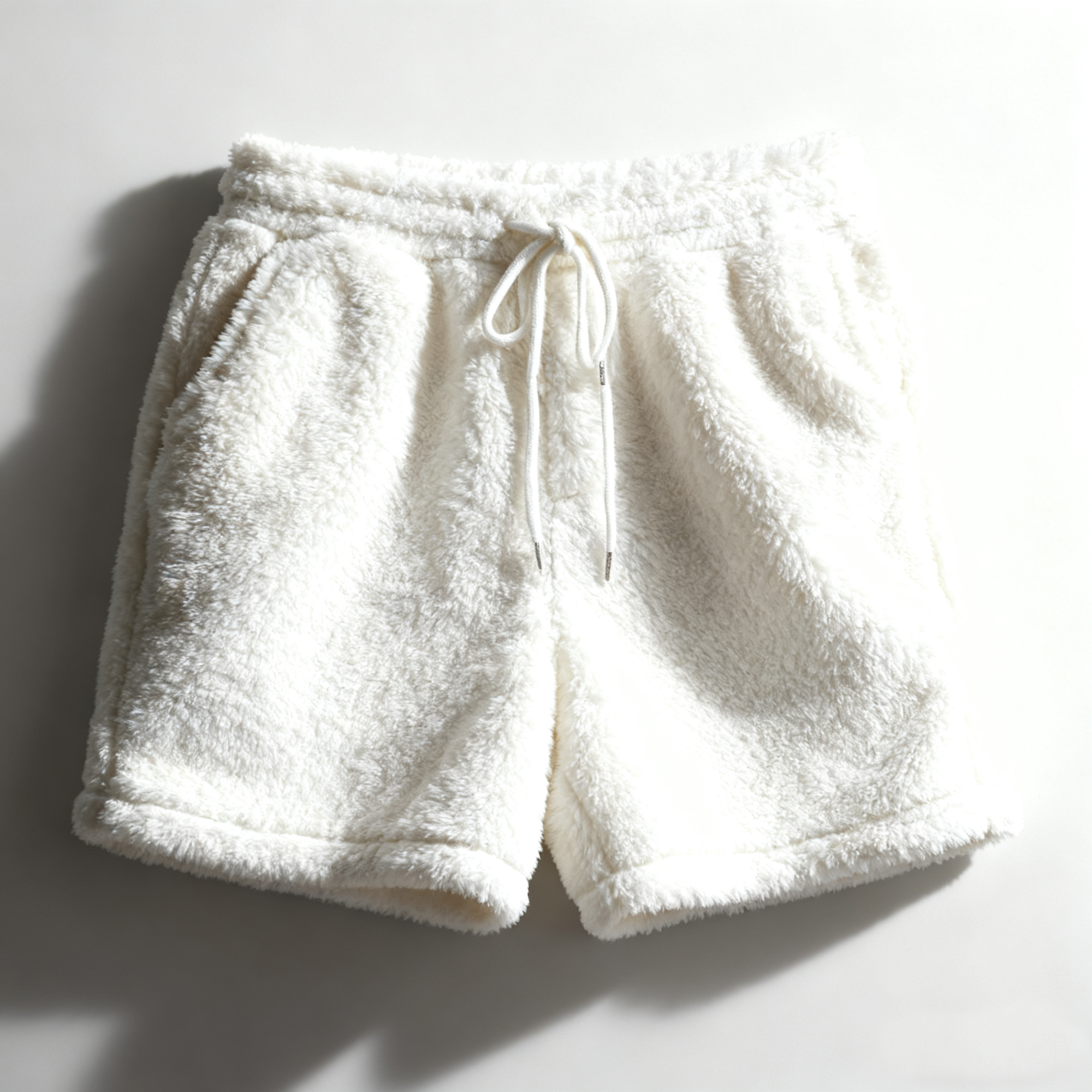 Men's Plush Casual Shorts - Luxurious Comfort & Effortless Style for Leisure Days