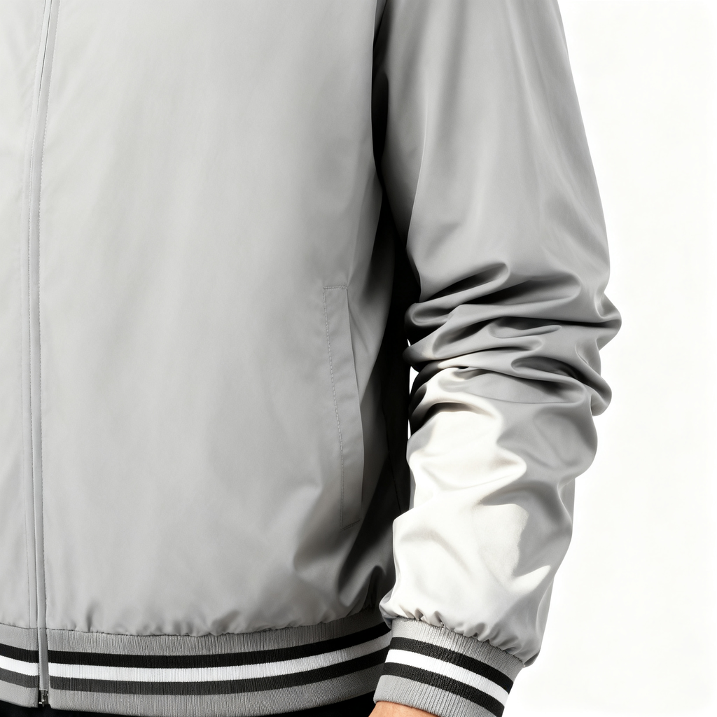 Men's Sporty Bomber Jacket - Retro Athletic Style & Versatile Comfort for Active Lifestyles