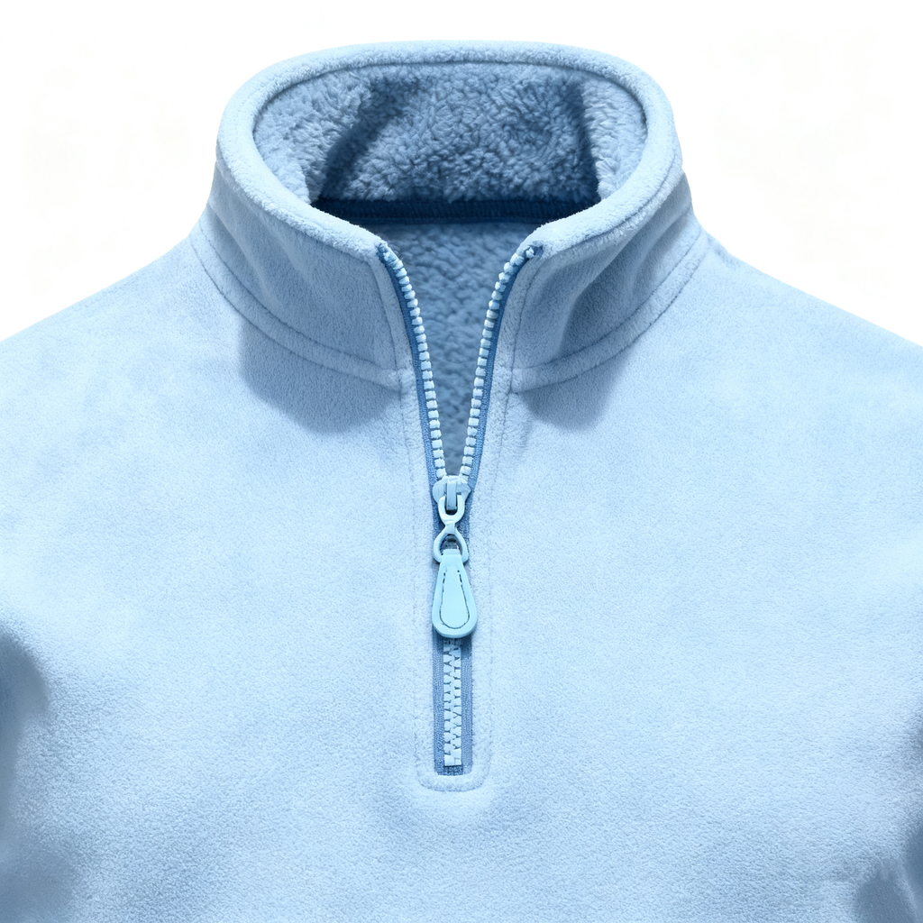 Men's Quarter-Zip Fleece Pullover: Business Casual Elegance Meets Cozy Comfort for the Modern Gentleman