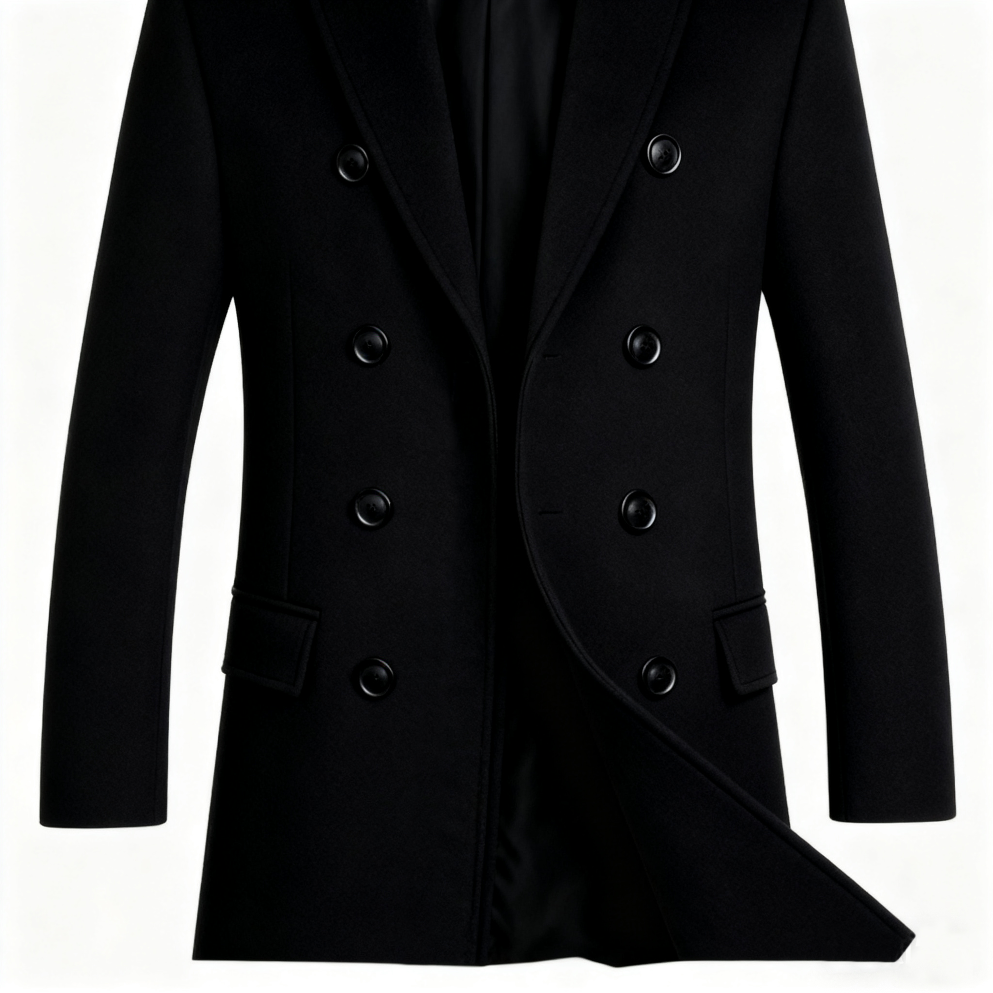 Men's Double-Breasted Trench Coat - Timeless Elegance for Every Formal & Casual Occasion