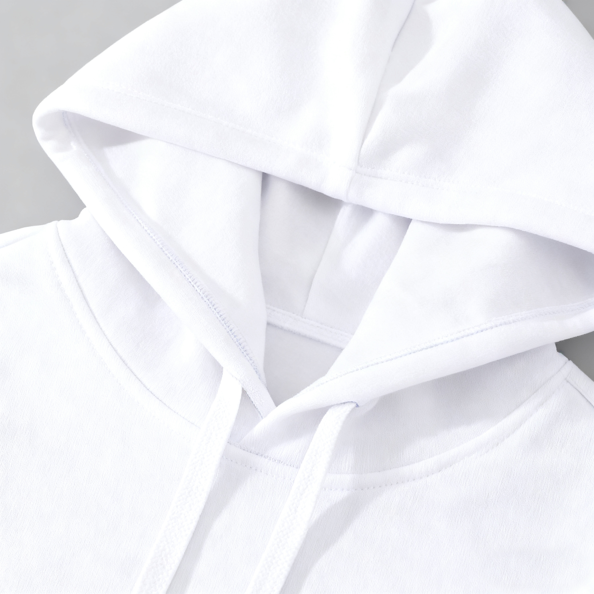 Men's Classic White Hoodie - Timeless Comfort & Versatility for Every Occasion