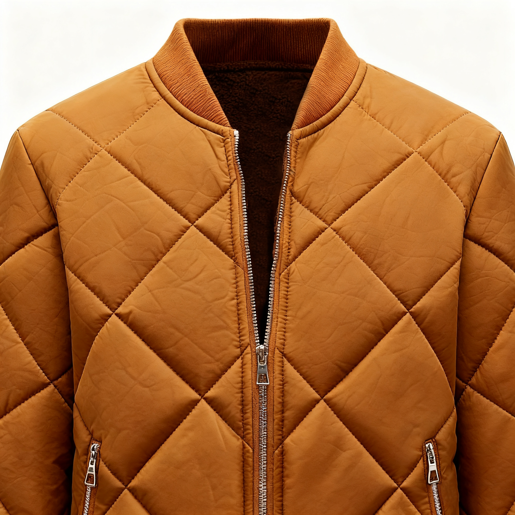 Men's Quilted Bomber Jacket - Stylish Warmth for Your Everyday Adventure