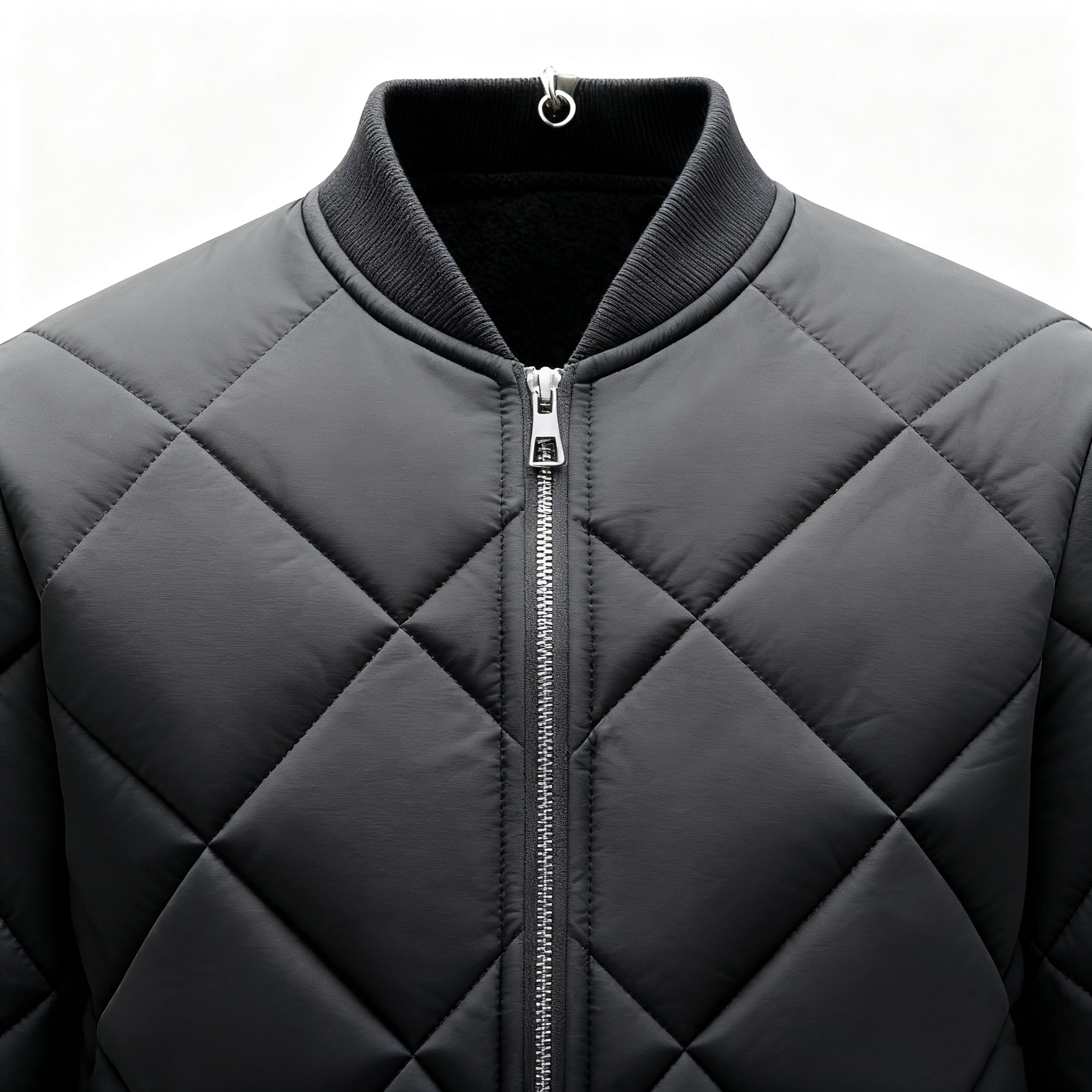 Men's Quilted Bomber Jacket - Stay Stylish & Warm This Season