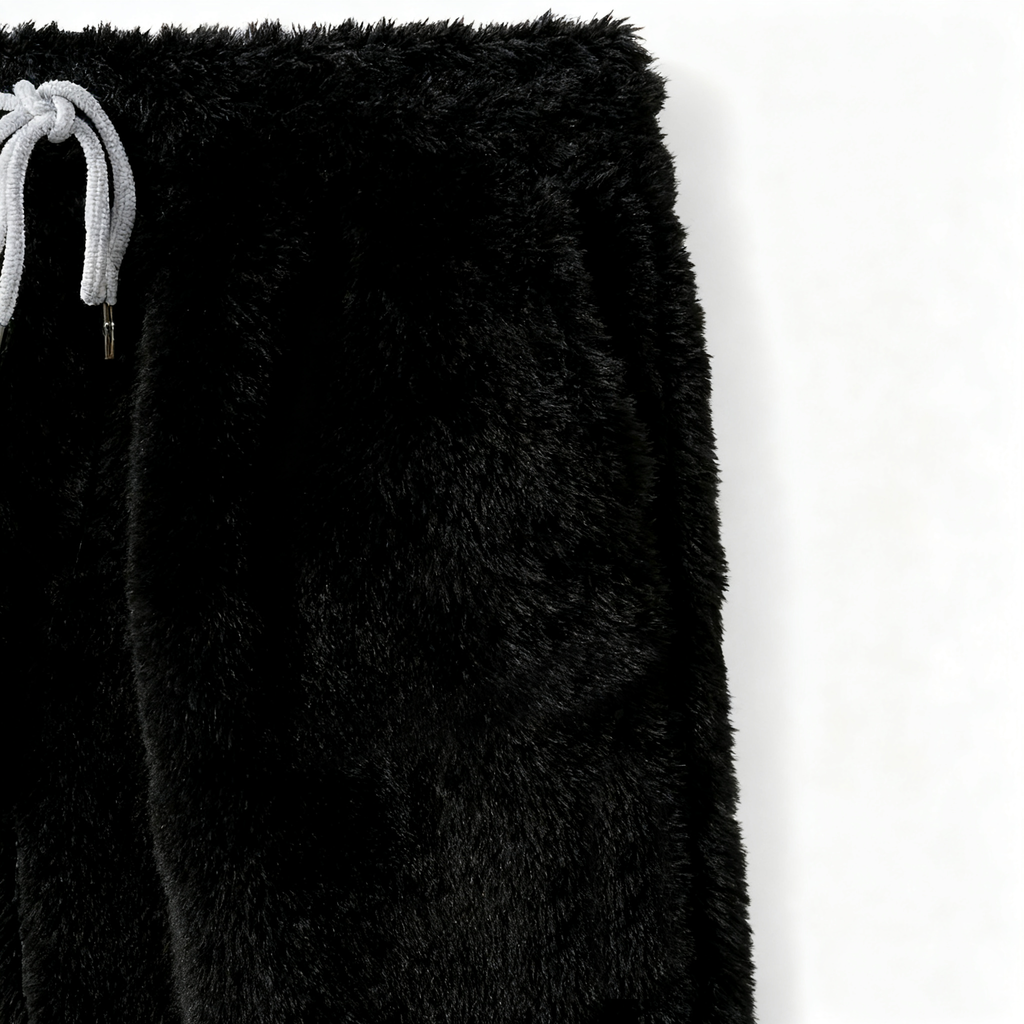 Men's Fuzzy Casual Shorts - Indulge in Luxurious Comfort & Edgy Style for Leisure Moments