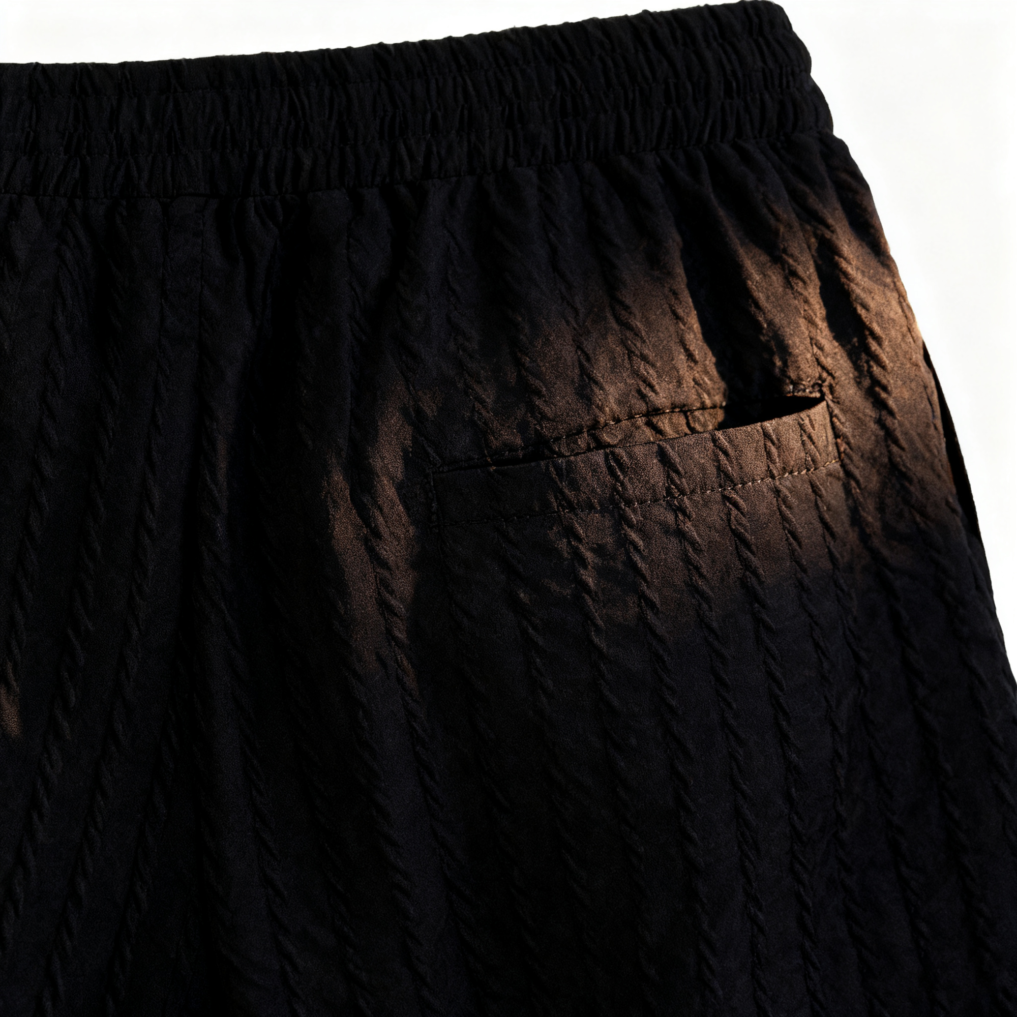 Men's Textured Casual Shorts - Elevate Your Leisure Look with Stylish Comfort