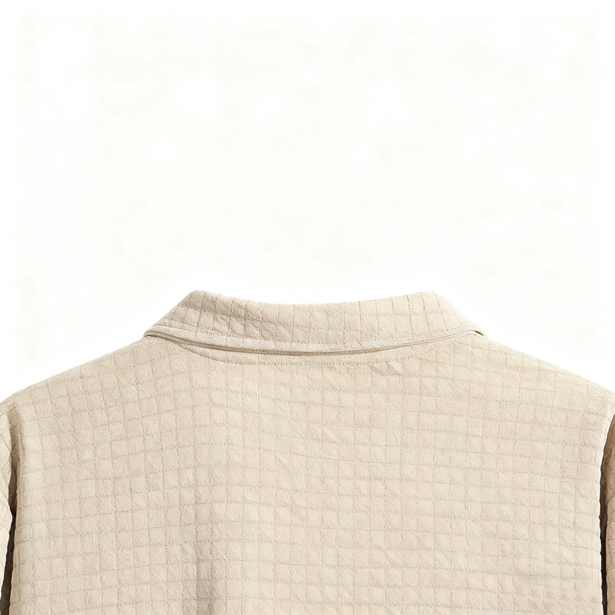 Men's Quilted Shirt Jacket - Oversized Casual Shacket with Pocket Details for Urban Style & Leisure Comfort