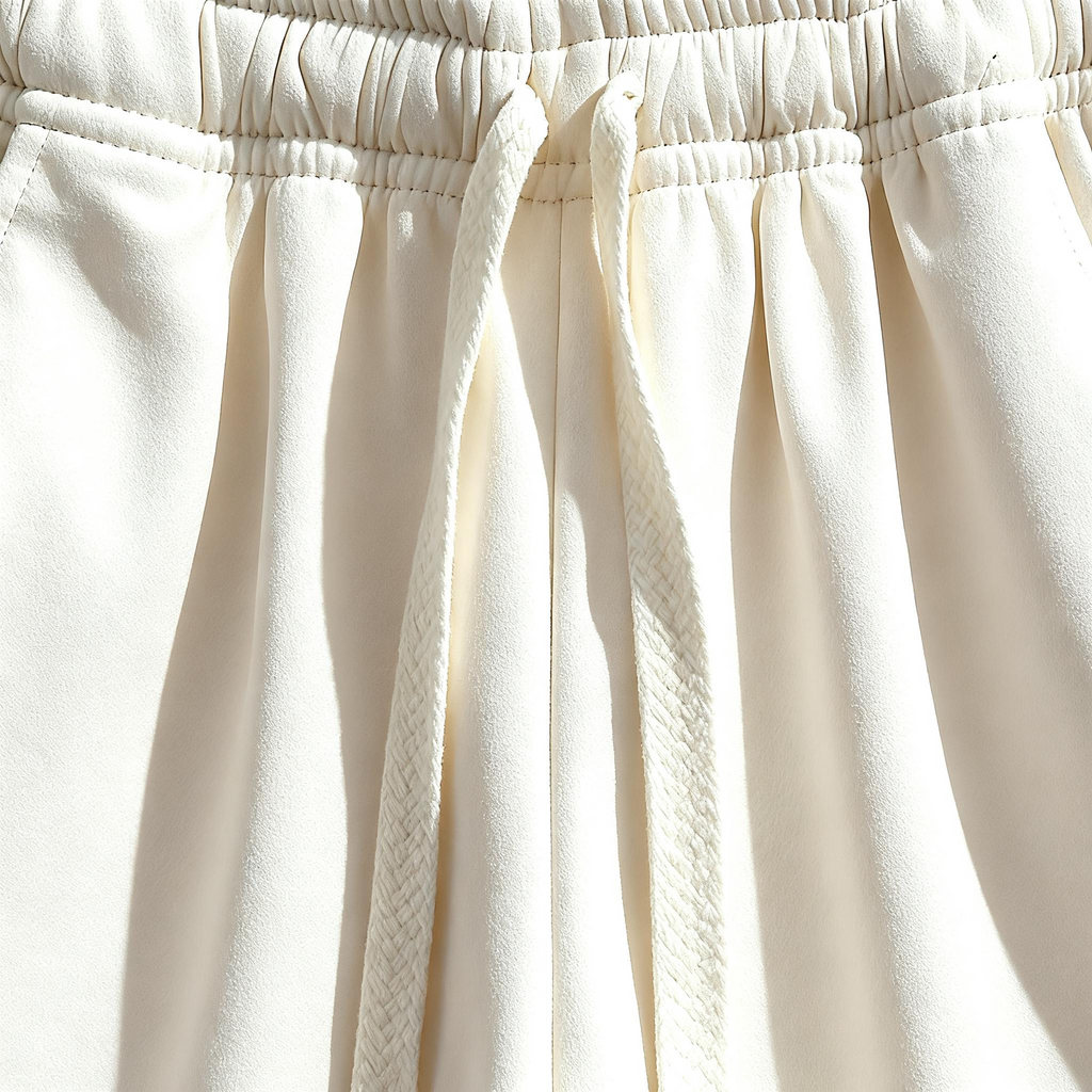 Men's Creamy White Casual Shorts: Elevate Your Leisure Wear with Effortless Style & Comfort