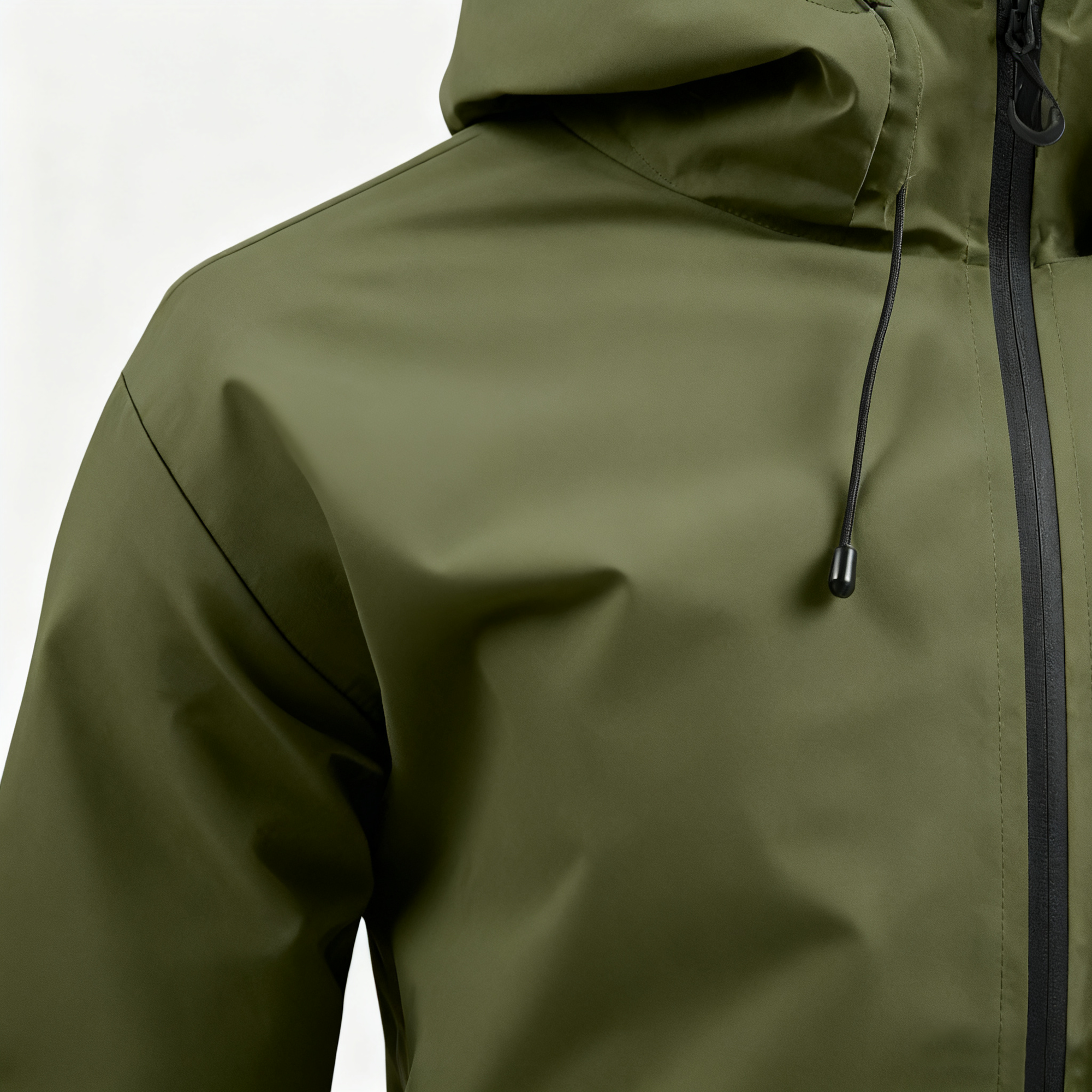 Men's 100% Polyester Waterproof Windbreaker - All-Weather Outdoor Jacket for Hiking, Travel & Daily