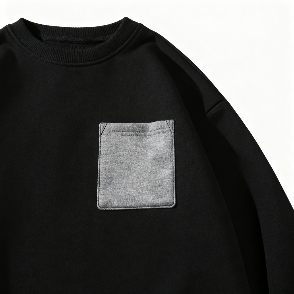 Men's Black & Gray Casual Loungewear Set - Effortless Style & Cozy Comfort for Everyday Wear