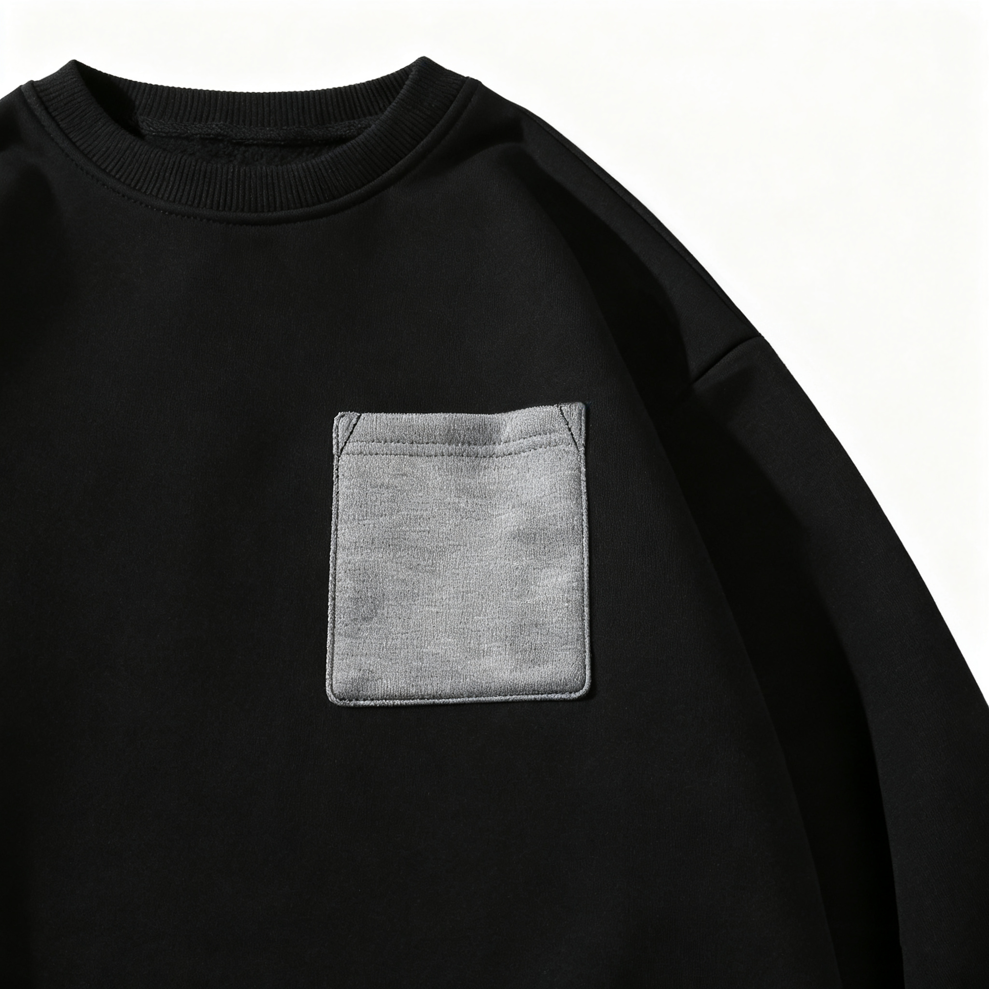 Men's Black & Gray Casual Loungewear Set - Effortless Style & Cozy Comfort for Everyday Wear