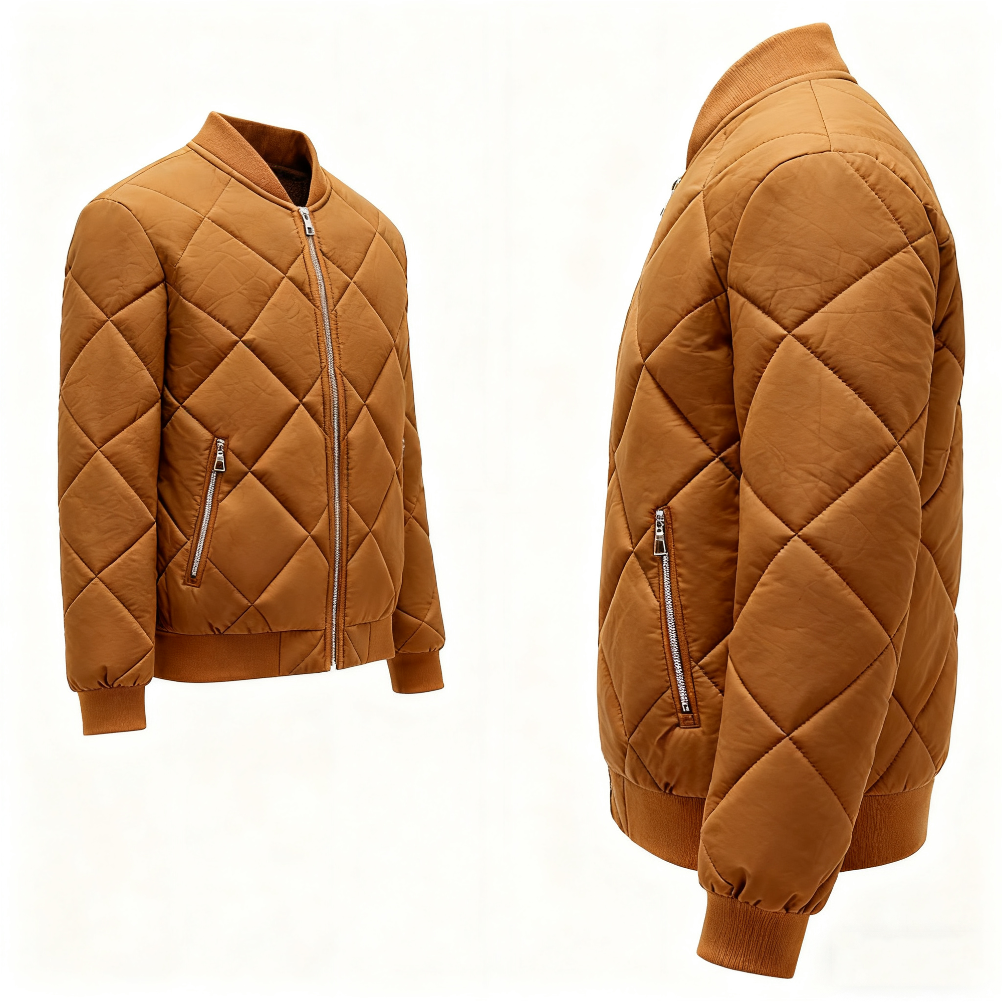 Men's Quilted Bomber Jacket - Stylish Warmth for Your Everyday Adventure