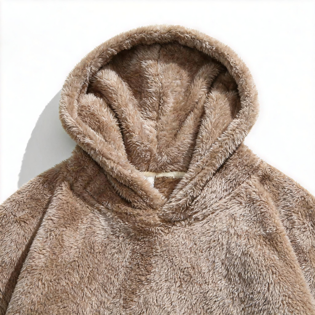 Men's Plush Fleece Hoodie: The Epitome of Cozy Comfort & Laid-Back Style for Every Occasion
