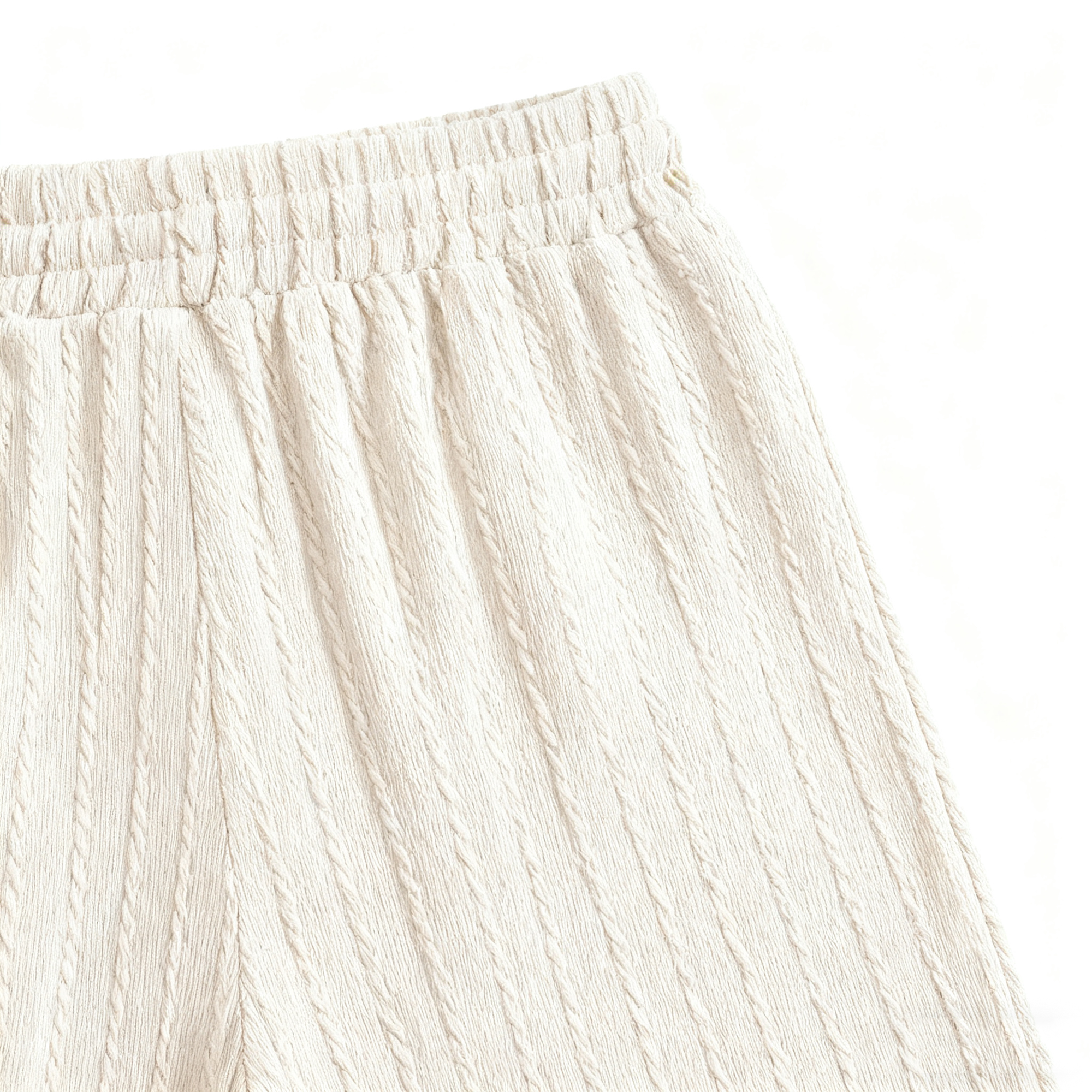 Men's Textured Knit Casual Shorts: Stylish, Comfortable & Versatile for Leisure, Home & Outdoor Moments