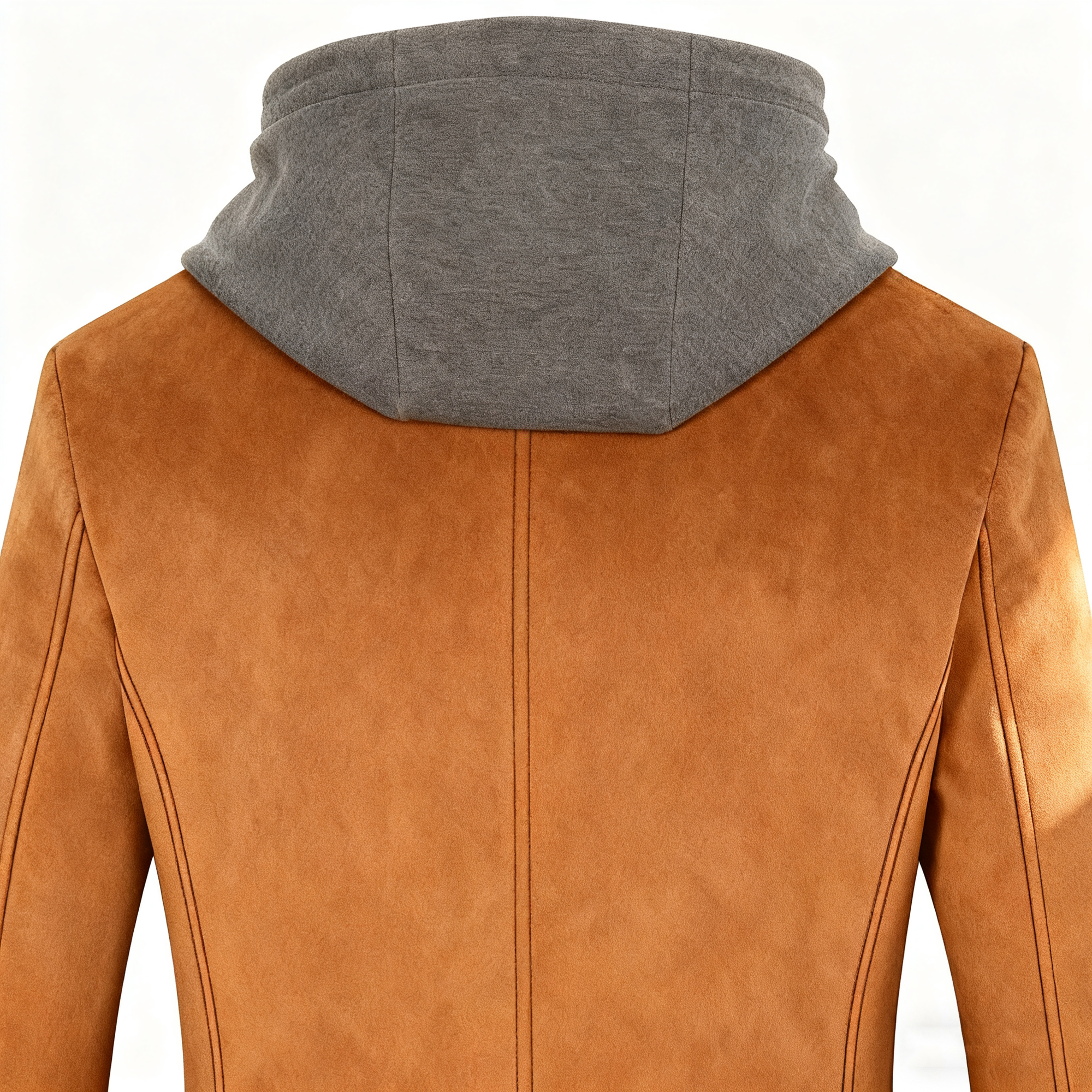 Men's Wool-Blend Trench Coat with Detachable Hood - Redefine Winter Fashion with Unparalleled Style & Functionality