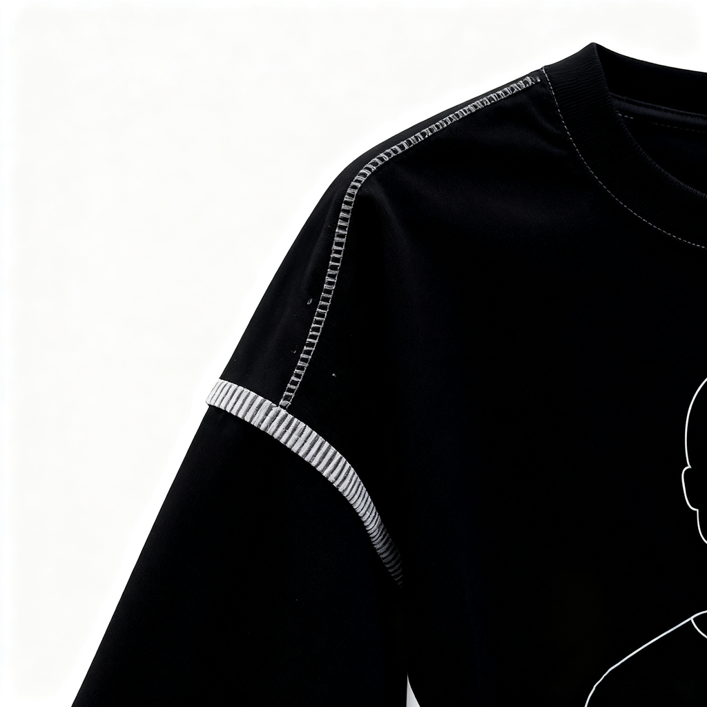 Men's Artistic Graphic T-Shirt - Modern Street Style with Bold Visual Impact